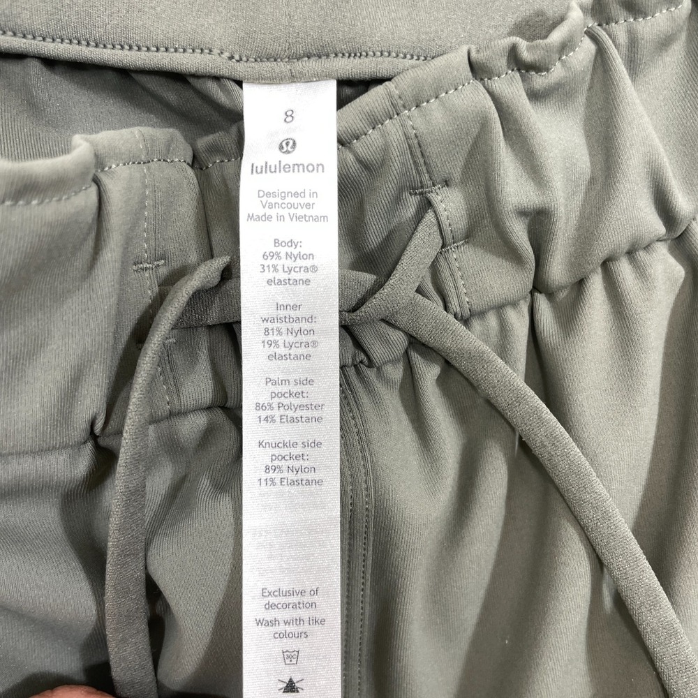 Lululemon Women's Keep Moving Pants Size 8 Olive Green High-Rise Stretch LW5DCFS - Picture 5 of 10